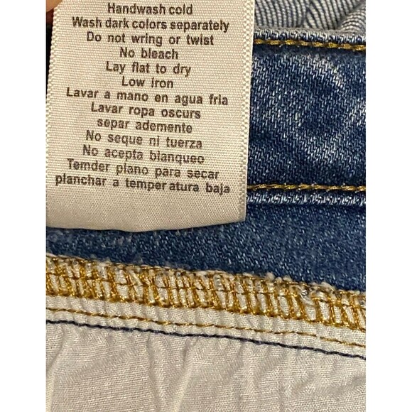 Judy Blue Denim Jean Shorts Women’s Large Stretch Cuffed JB150143 Low Rise EUC - Picture 10 of 11